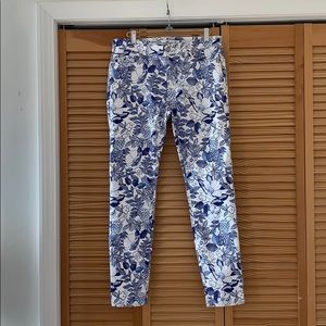 Cordia Floral Skinny White Denim
